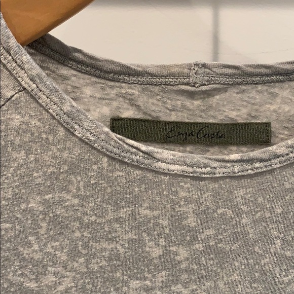 Enza Costa Long Sleeve Raglan Burnout T-Shirt - Picture 2 of 4